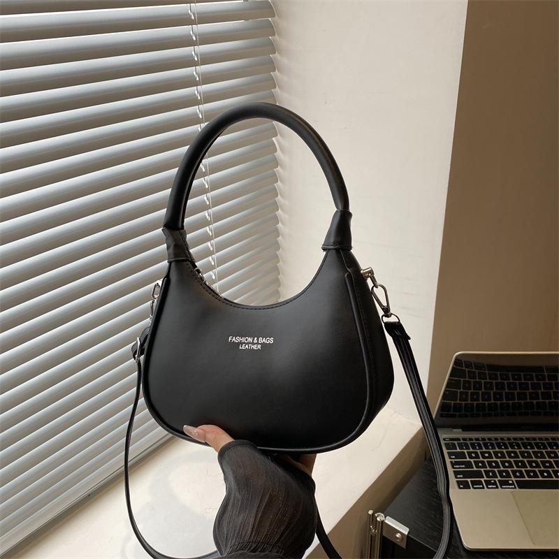 New Portable Crescent Bag Women's Fashion Sense Armpit Bag Casual Simple Commuter Shoulder Women's Bag