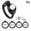 Male Small Sissy Chastity Cage Device Honeycomb Lock Ring Pussy Chastity  Cage Device Sex Toys for Men