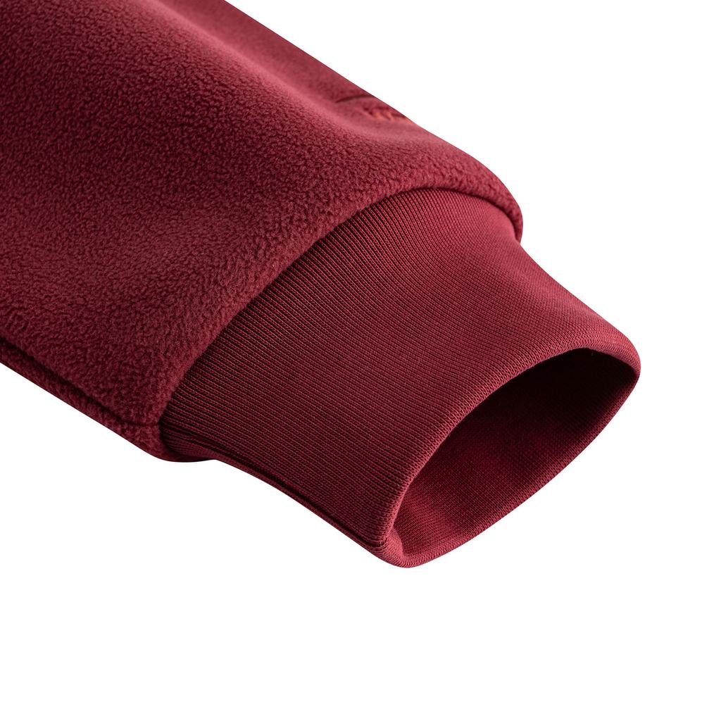 Anta Lifestyle Series Pullover Hoodie Color Block Sweatshirt Men hoodies Ivory 952548704-2