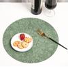 Round Dining Table Place Mats Anti Slip Coaster New Placemats  Household