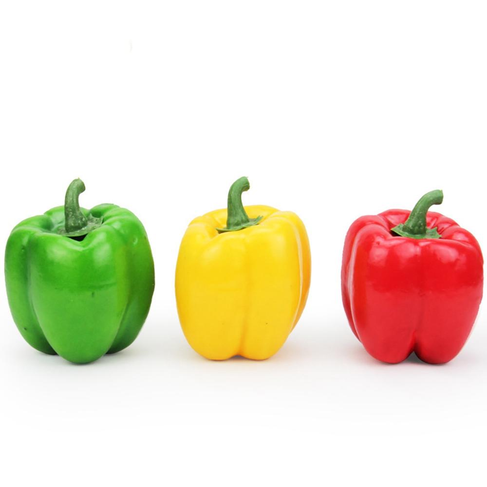Creative Plastic Home Decor Artificial Fruit Photography Props Fake Vegetable Artificial Pepper