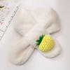 Children Warm Fruit Scarf New Imitation Rabbit Hair Autumn Winter Soft Girls Sweet Neck Scarf
