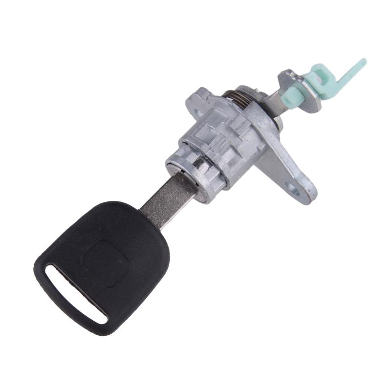 Car Auto Front Left Right Door Lock Cylinder with 2 Keys Fit for Honda Fit Jazz 2003 2004 2005 2006 2007 2008