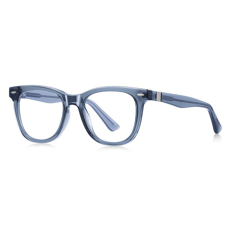 Retro Reading Glasses For Man TR90 Blue Light Blocking Square Presbyopia Far Sight Glasses Women Prescription Eyeglass Custom