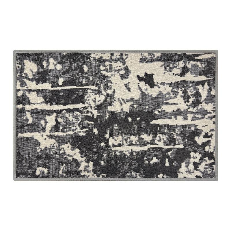 Abstract Living Room Dirt Resistant Carpet Anti Slip Entrance Door Mat Easy To Maintain Floor Mat