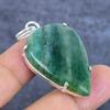 Natural Green Aventurine Gemstone 925 Sterling Silver Jewelry Pendant 2.09" L1h97
