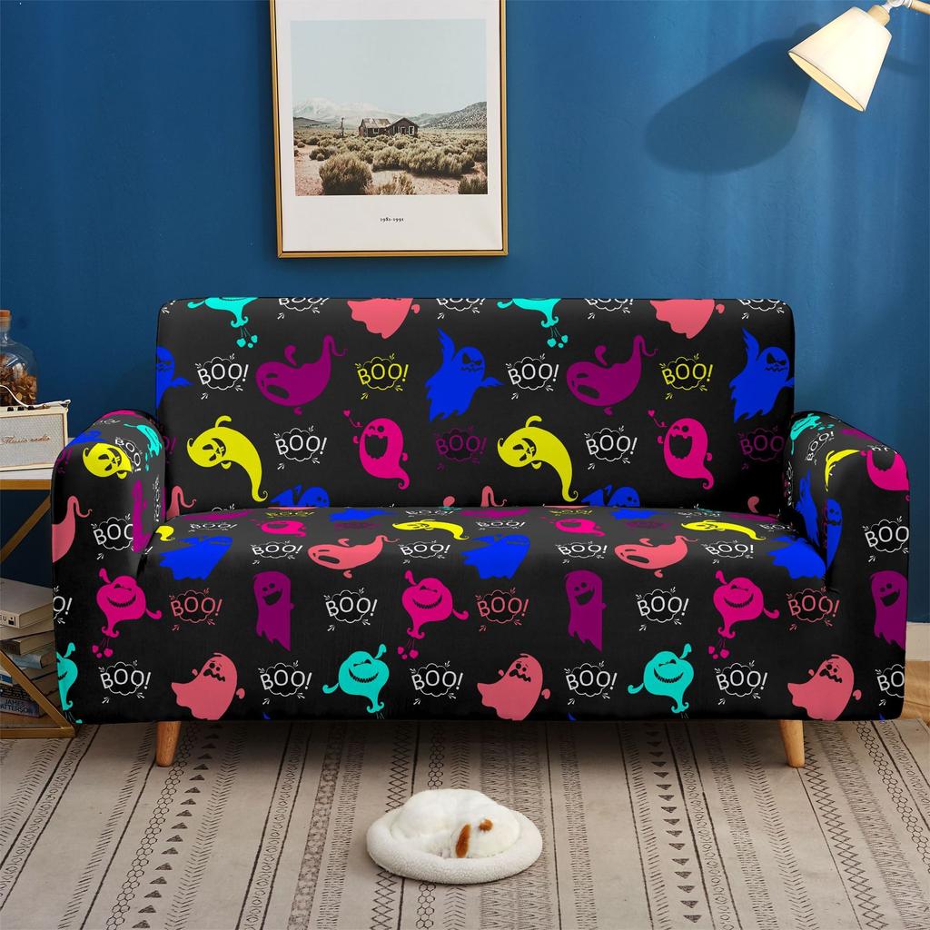 Halloween Funny A Piao Sofa Cover Elastic All-Inclusive Multi-Person Combination Sofa Cover