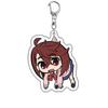 Cartoon Anime Movie Transparent Acrylic Keychain Pendant, Exquisite Gift Hanging Accessories For Backpacks