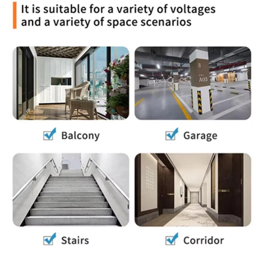 E27 LED 220V 110V PIR Motion Sensor White Switch 120° 2-6m Human Body Sensor Lamp Holder for Home Lighting Corridor Stairs Room