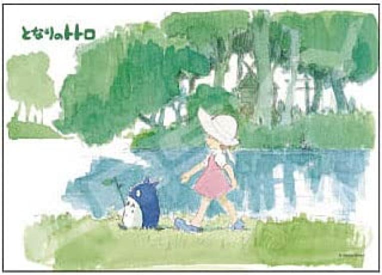 

Ensky Jigsaw My Neighbor Totoro A Walk by the 108 Pieces Puzzle - Water, (108-636)