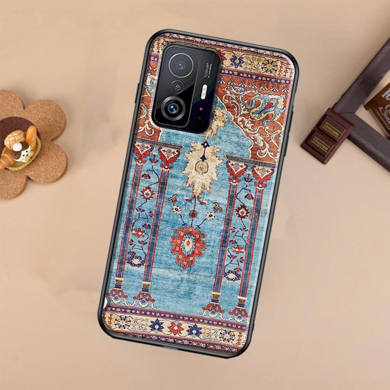 Persian Carpet Floral Pattern Case For Xiaomi 14T 11T 12T 13T Pro 13 14 Ultra POCO X7 Pro X3 X5 F3 F5 F6 M6 X6 Pro Cover