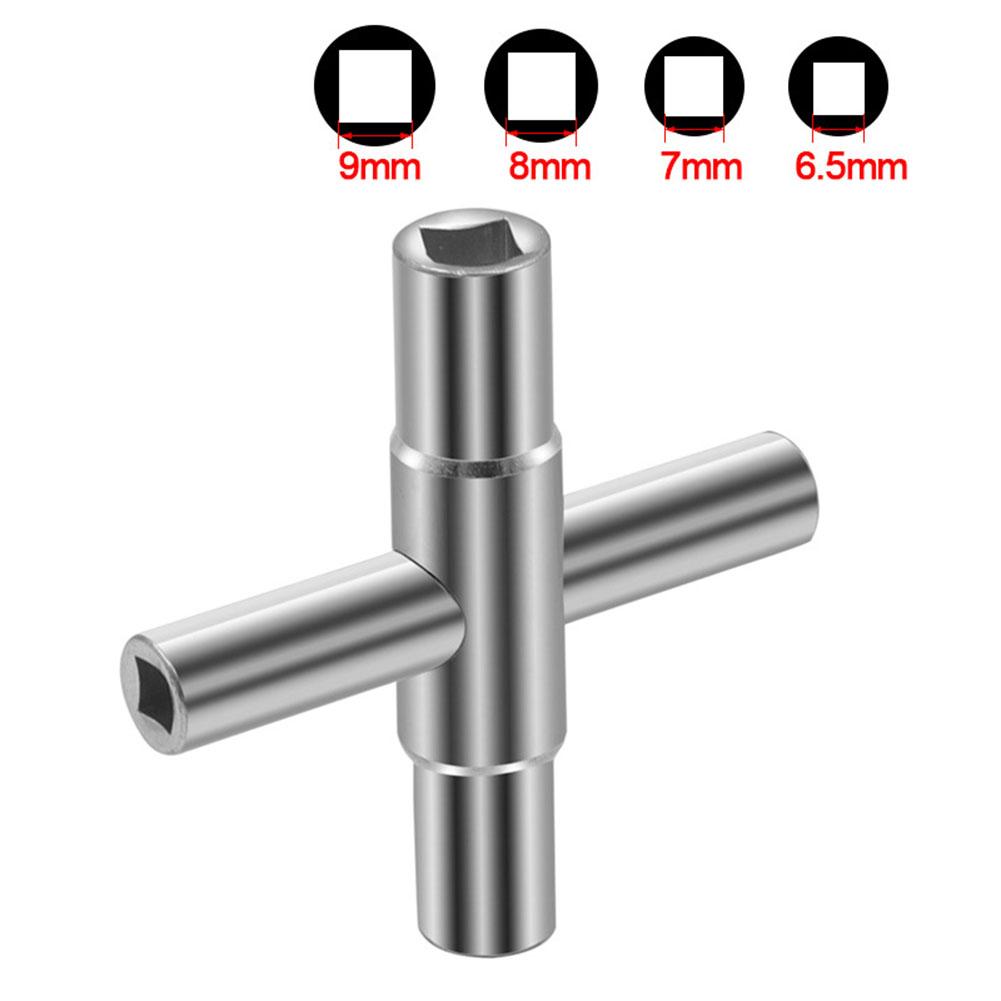 40Cr Steel 7.7*7.7cm Cross Faucet Wrench Hand Tools