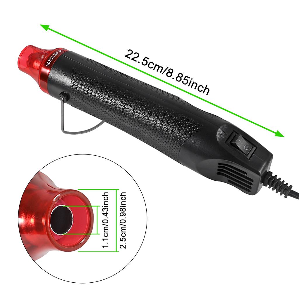 300W Hot Air Heat Gun 328pcs Heat Shrink Tube With Hot Air Guns Kit EU US 110V 220V Heat Shrink Tubing Kit 2:1