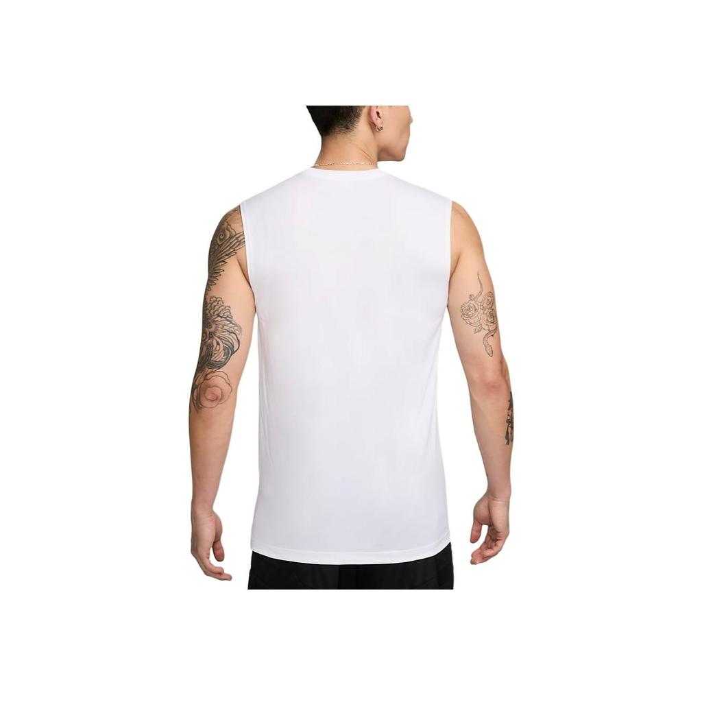 Nike Dri-Fit Comfortable Quick-Dry Sleeveless Basketball Jersey Men Tops White FV8401100