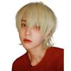 UncleHu Wolf Cut Short Full Everyday Student Small Heat Included Men's Wig, Hair, Wig, Handsome, Cosplay, Wear, Wig, Natural, Face, Popular,