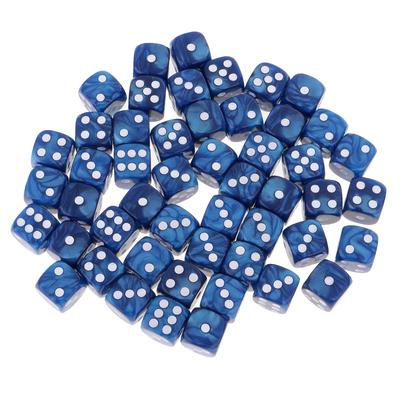 50 Stück/Set D6 Würfel mit runden Ecken 16mm für Party-Rollenspielzeug