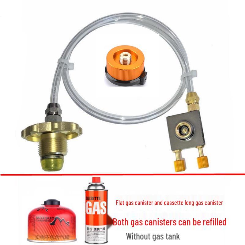Cassette Stove Accessories: Charging Valve, Line, Gas Adapter, Wire Pipe, High Mountain Tank, Gas Tank