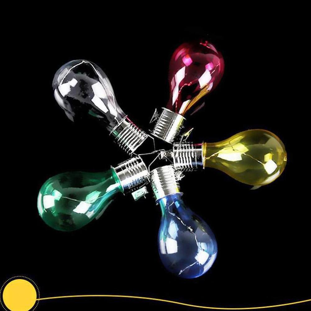 2pcs Hanging Solar Light Bulb Outdoor LED Solar Garden Light Waterproof Solar Lanterns Lights Outdoor Camping Garden Decoration