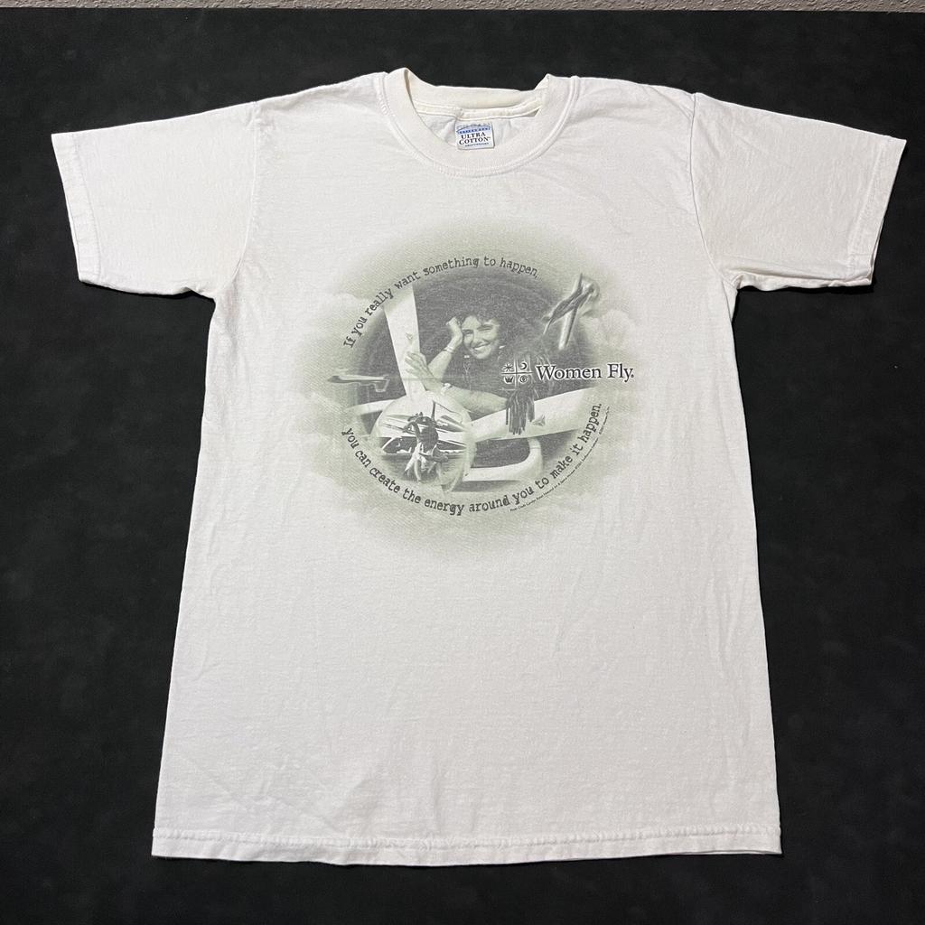 Vintage Amelia Earhart Shirt UFO Alien 90s Army USAF Mystery Horror Area 51 Tee