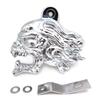 Motorcycle Horn Cover for 1992 and Up Harley-Davidson with Side Mount All V-rod's Chrome