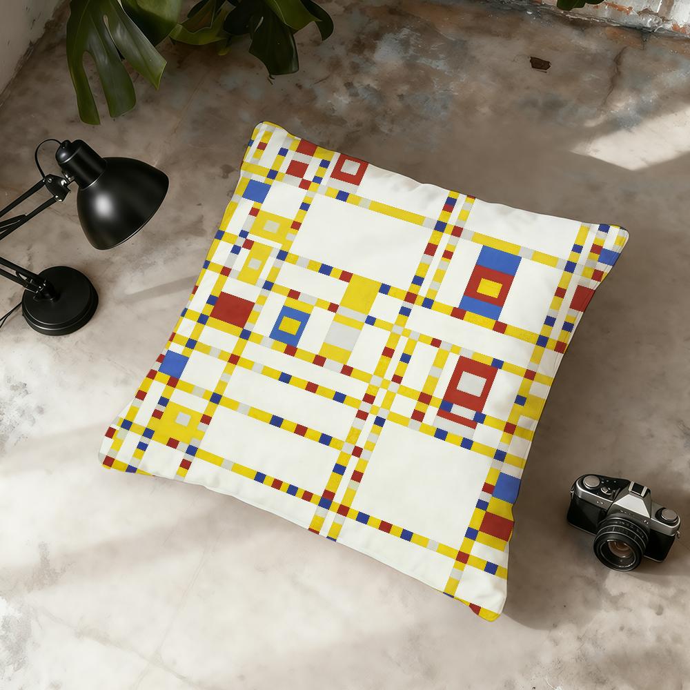 Art PPieter MMondrianES Fashion cushion cover Home Office Convenient Nordic Simplicity Hit With Zipper Cushion Cover