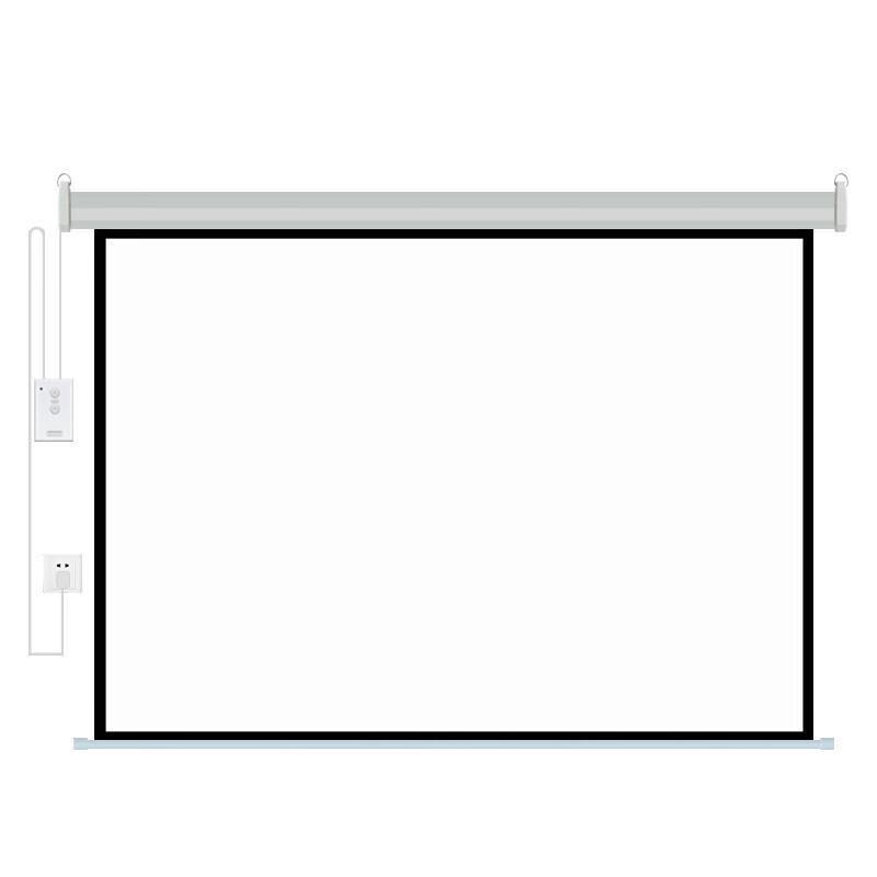 GANYI 100-inch 4:3 Electric Projector Screen