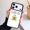 Cute Avocado Fruits Phone Case For iPhone 17 Air 16 15 14 13 12 11 Pro Max Plus
