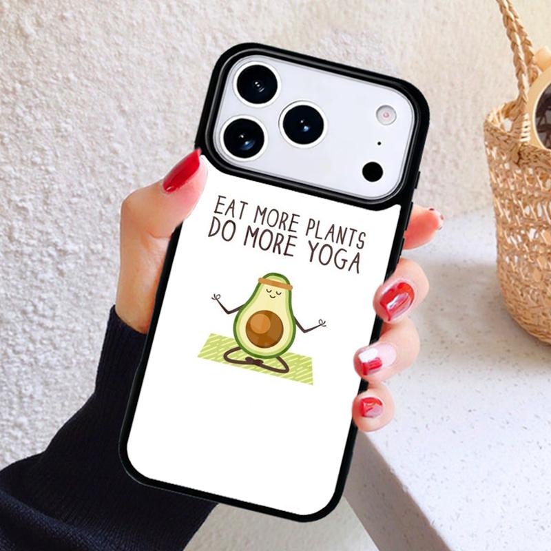 

Cute Avocado Fruits Phone Case For iPhone 17 Air 16 15 14 13 12 11 Pro Max Plus iPhone 15 Pro