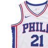 Nike NBA Jersey Basketball SW Fan Edition Philadelphia 76ers 21 Home White Men's CJ7677-103