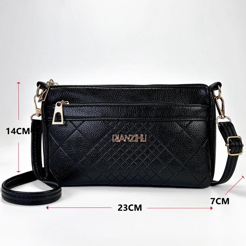 

adies bag clutch bag large capacity fashion trend multi-layer shoulder messenger bag