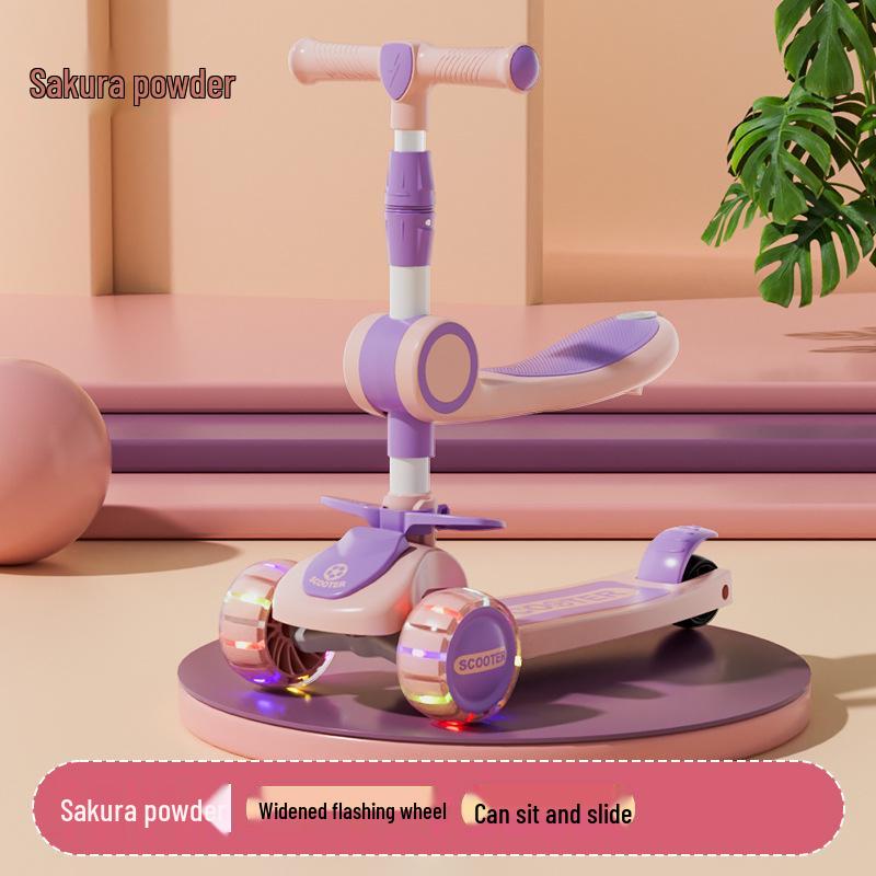 3-in-1 Children's Scooter for Ages 1-12: Safe and Fun for Boys and Girls