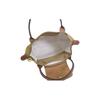 New LONGCHAMP Le Pliage Canvas With Leather Dumpling Bag Handbag Small Women's Desert 1621089526