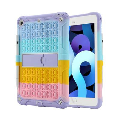 Pop Push It Hülle für IPad 10,2 Zoll IPad Air1 2 9,7 Zoll Air4 5 10,9 Zoll Pro11 Pro 12,9 Kids Decompress Soft Silikon Stand Case Stoßfest