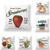 Dekorativer Kissenbezug mit Tomaten- und Apfel-Print, Gemüse, Obst, für Schlafzimmer, Wohnzimmer, Sofa, Heimdekoration
