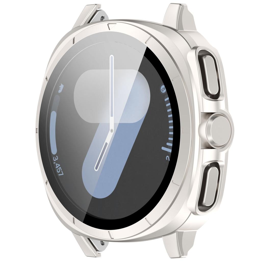 Für Samsung Galaxy Watch 7 40mm/44mm Bumper Vollabdeckung Displayschutz Stoßfeste Hülle+Displayschutz Kratzfest Fallschutz