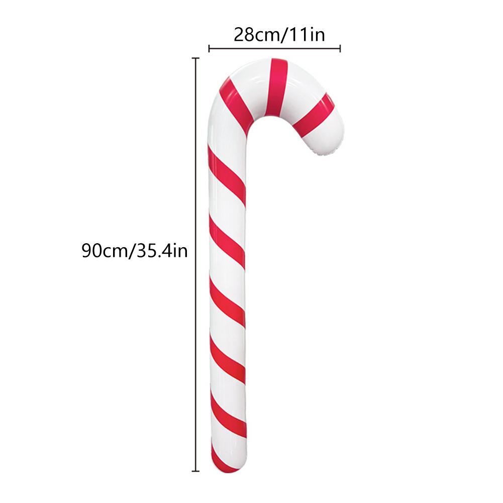 48cm Christmas Inflatable Ball Pendant Colored Xmas Print Ball Decoration Ornament Celebration Ball Party Home Festive Decor