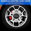 4Pcs 133mm Hubcap for 500 Wheels Centre Hub Set 68078419AC 68078421AC Dust Cover 51884863 Silver