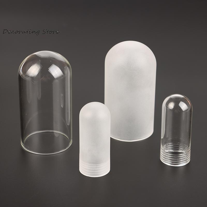 Threaded Neck G9 Glass Tube Lamp Shade Installation Part, Sturdy Frost Cover Replacement for G9 Bulb