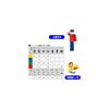 Bookloane LiVELOCK Basic Set Act Series Regular 100 Basic Color 100 Pieces Building Blocks