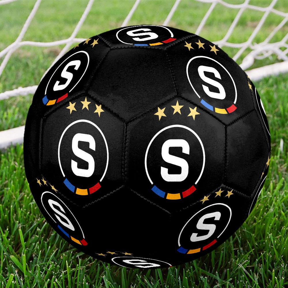 Pallone da Calcio AC Sparta Praha Taglia 5 Colorato Cucito a Macchina PVC Pronto per la Competizione Resistente Alta Rimbalzabilità