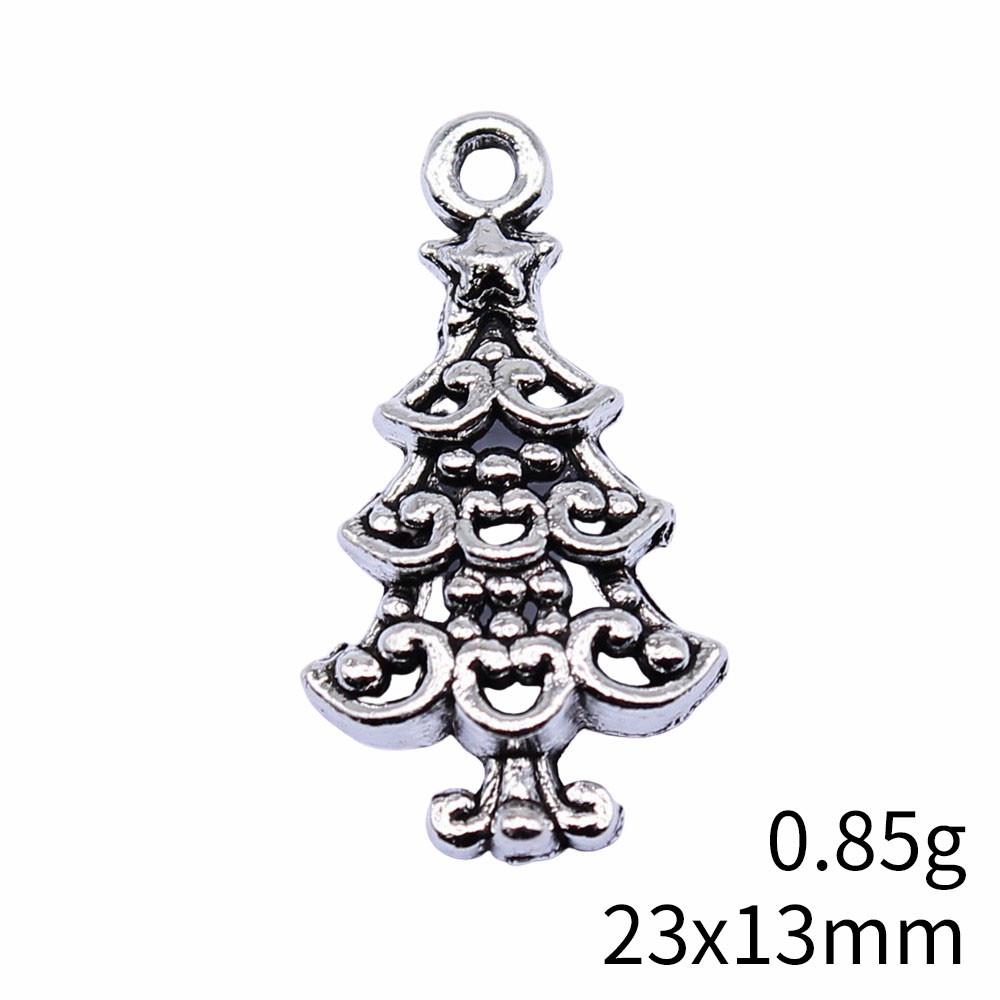 Back To School Charms For Keychains Christmas Tree Charms Pendant Backpack Craft Pendants