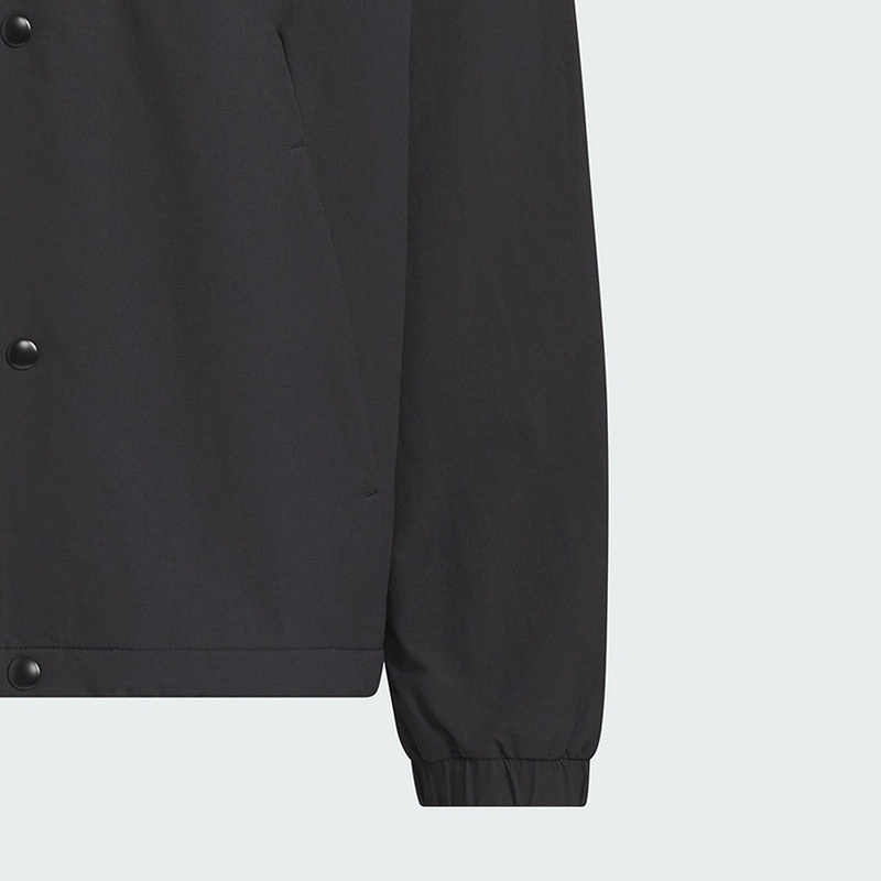 Adidas Casual Sports Series Logo Stand Collar Loose Comfortable Jacket Men Jacket Black JN0114