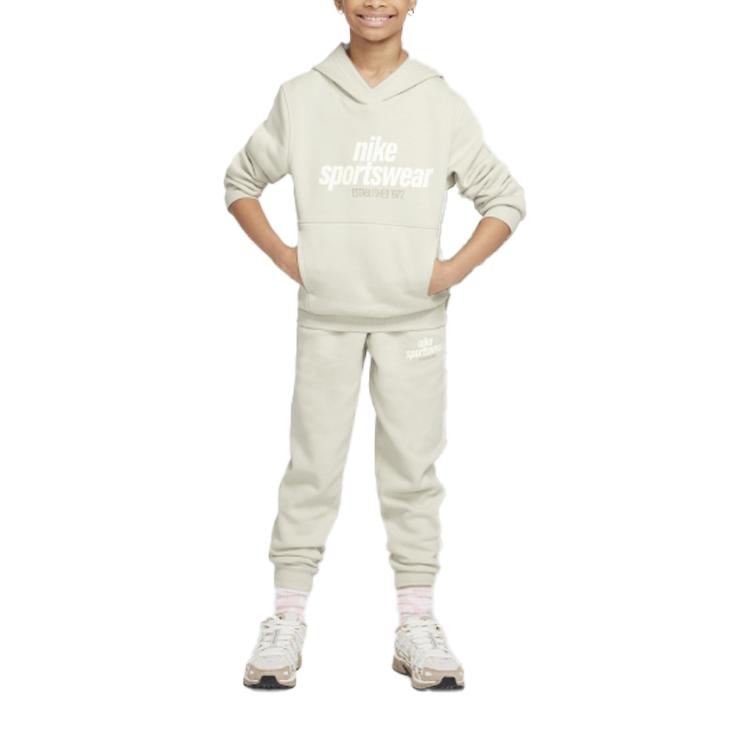 Nike Sportswear Club 1972 Hoodie Kids Hoodies Light-Khaki Umbrella-Beige Sail-White HM6874234