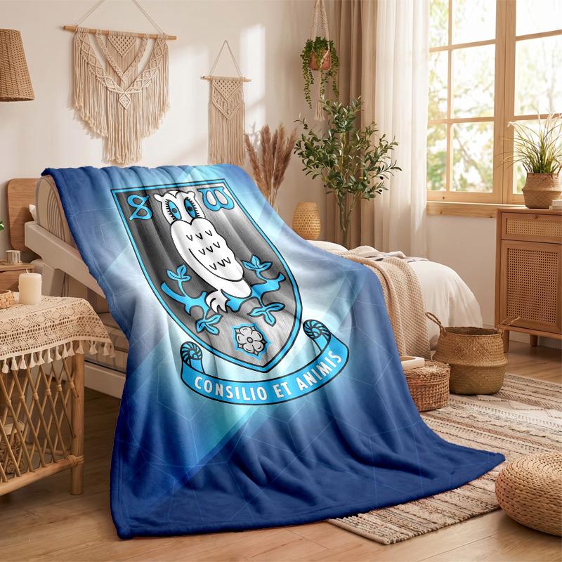 Coperta in Pile a Tema Sheffield Wednesday Morbida e Accogliente Coperta in Peluche per Camera da Letto Divano Viaggio