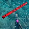Tauchboje Schlauch Aufblasbarer Schwimmender Marker mit Doppeltem Schnellaufblasventil Geeignet für Tauchgänge
