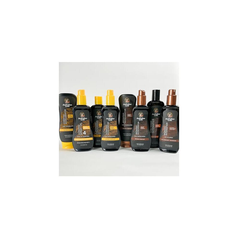 Australian Gold Dark Tanning Accelerator Lotion mit Bronzer, 237 ml, neue Verpackung, gleiche Formel, B003GX5SSC