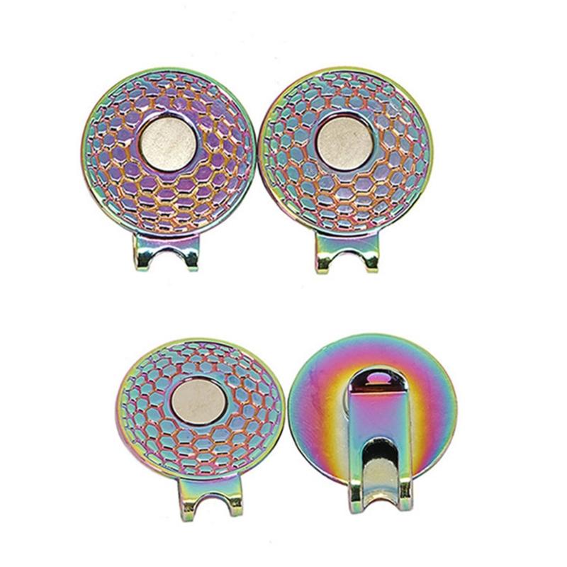 Zinc Alloy Golf Cap Holder Golf Training Aids Accessory for Golf Bag Magnetic Golf Ball Marker Holder Clip Golf Hat Clip
