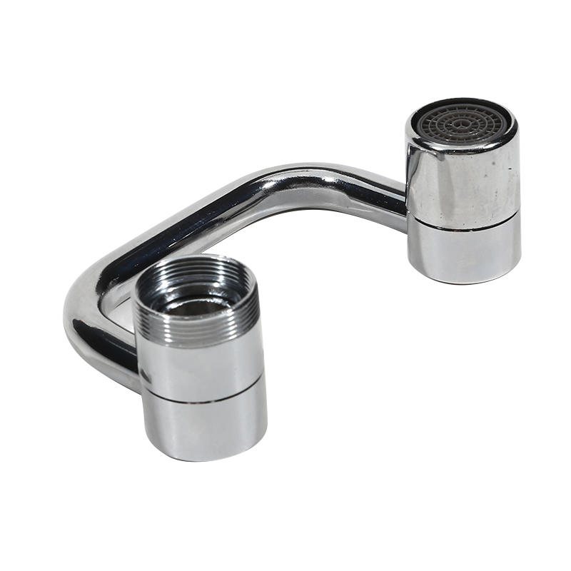 Single Gear/Double Gear Universal Swivel Faucet Extender Splash-Proof Kitchen Sink Faucet Aerator Extension with Adjustable Robotic Arm