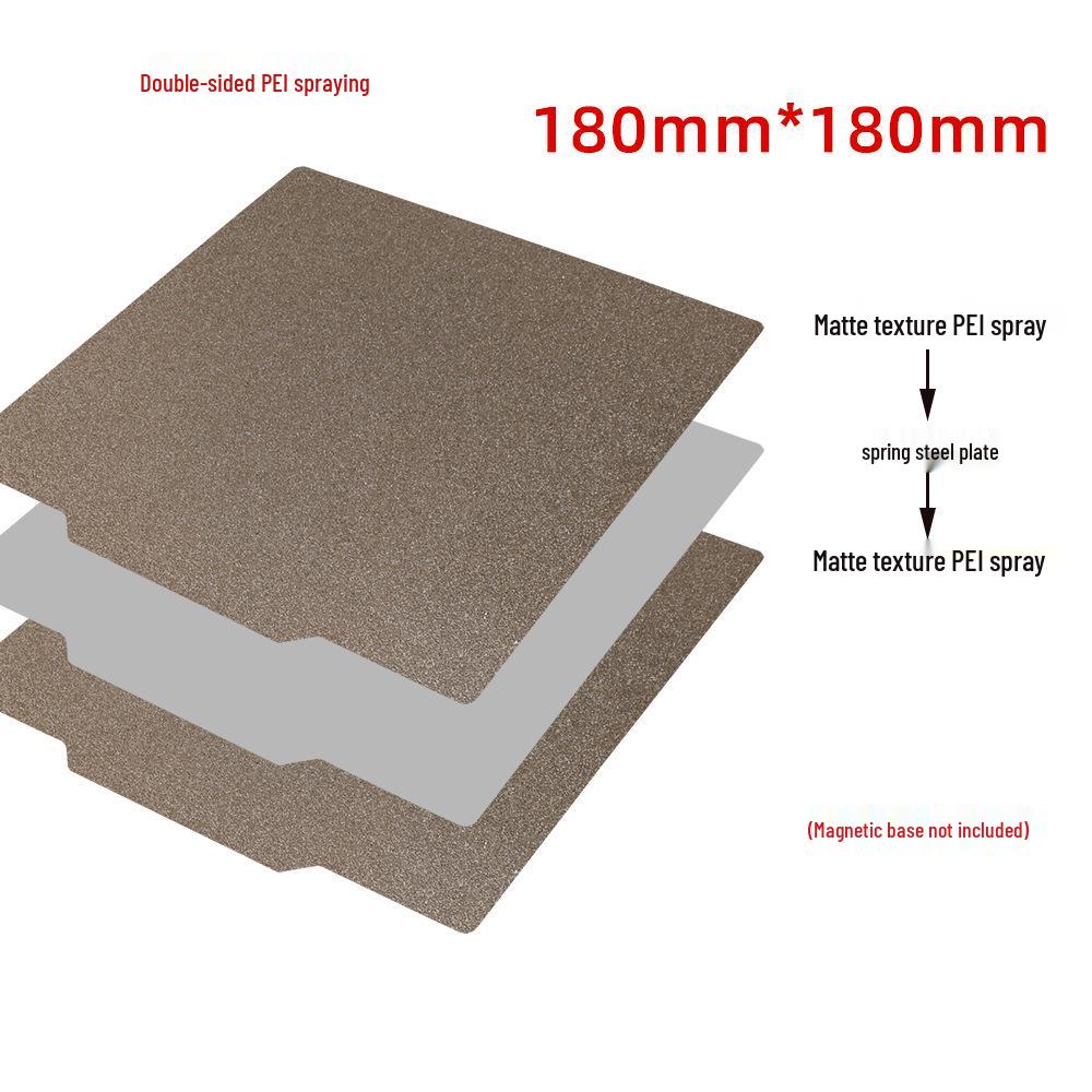 Double-Sided PEI Coated Magnetic Spring Steel Sheet with Voron Aluminum Heated Bed Plate