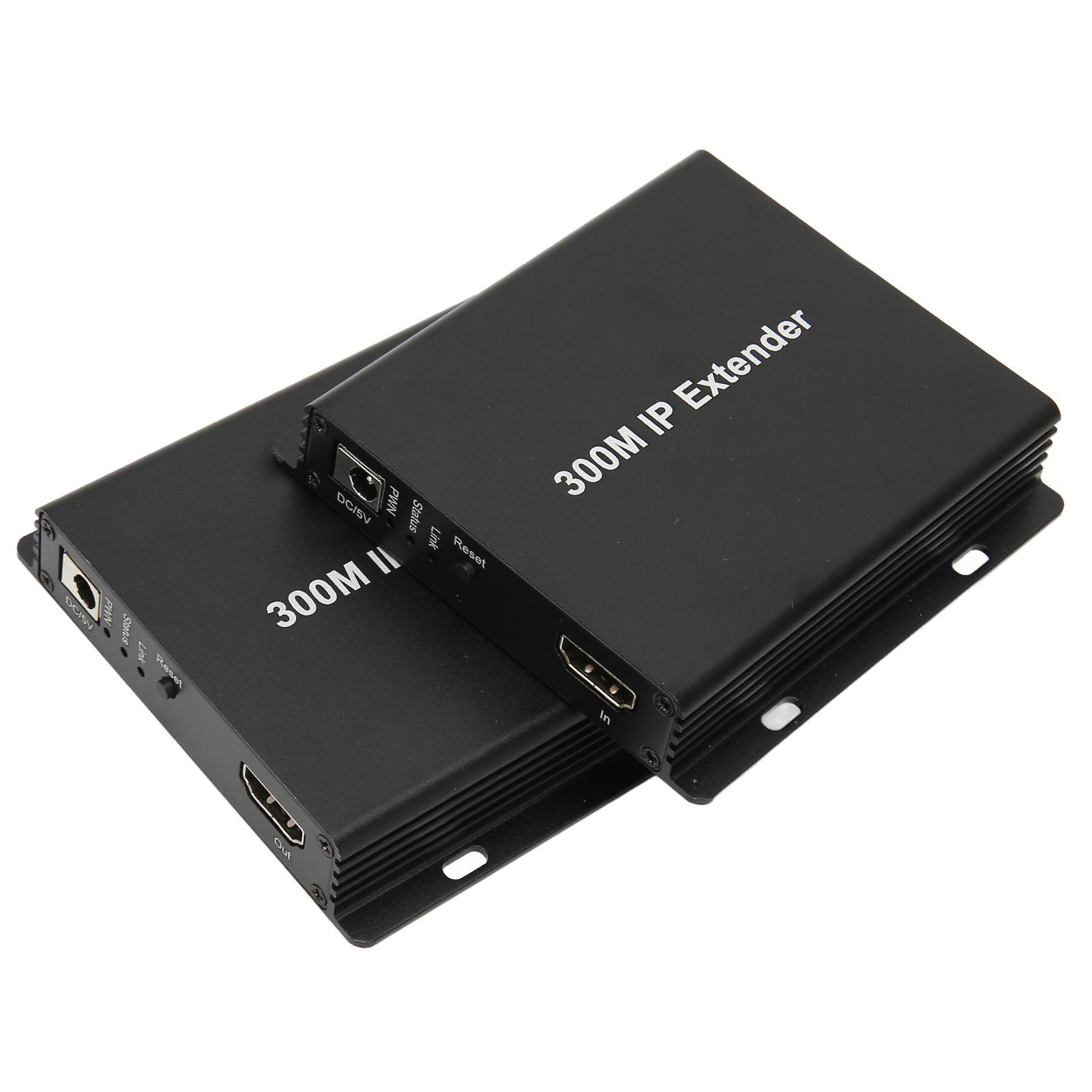 

300M IP Удлинитель HD 1080P Интерфейс HD Мультимедиа По CAT5e67 Прямой Удлинитель 1 к 1 IP